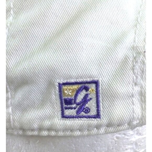 WCU Pride Of The Mountains White Baseball Hat Adjustable Strap Purple Embroidery - Picture 5 of 8
